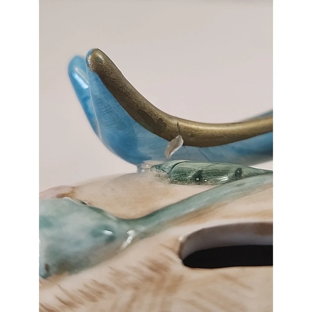 Fitz & Floyd Handcrafted Kitten Kaboodle Porcelain Bank